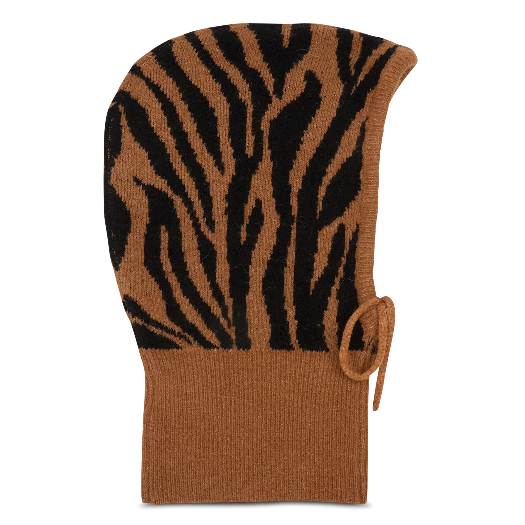 Bedruckte Sturmhaube Braun ANNILY