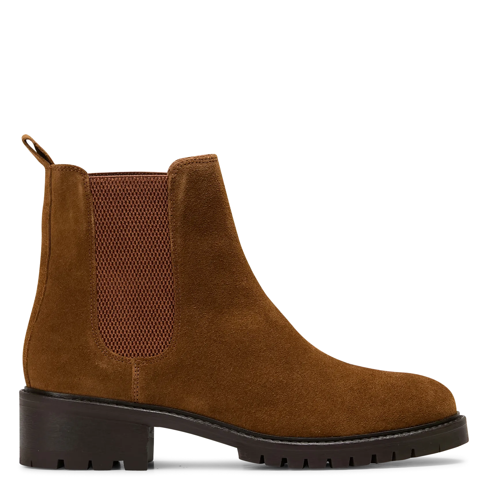 Chelsea-Stiefeletten aus Wildleder Braun ADOLIE