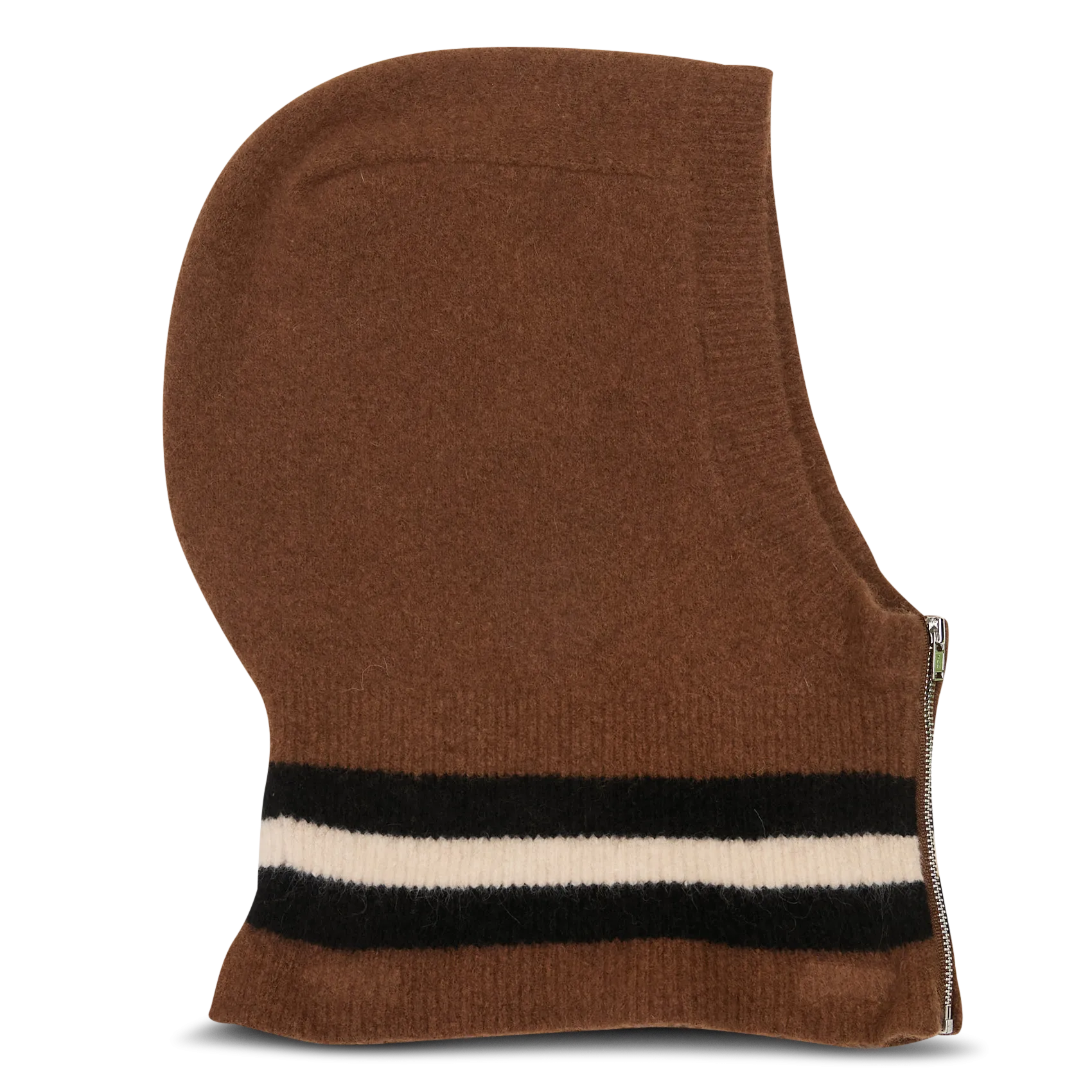 Kapuze aus Wollmischung Braun DERCY