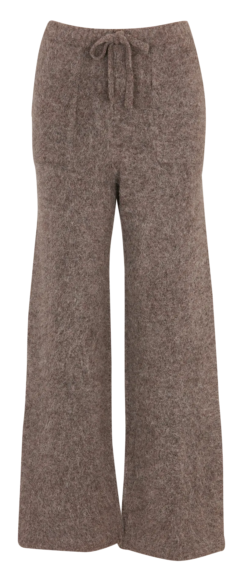 Declic - Weite Hose aus Wollmix Beige