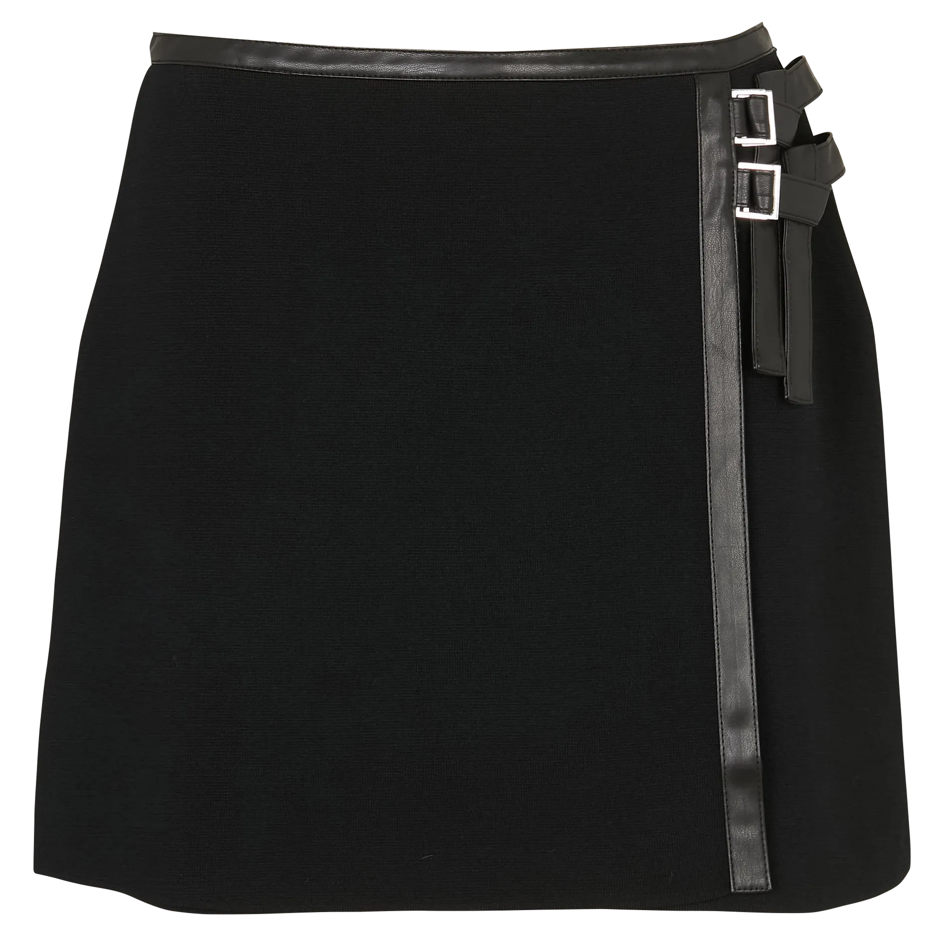 Kurzer Wickelrock Schwarz