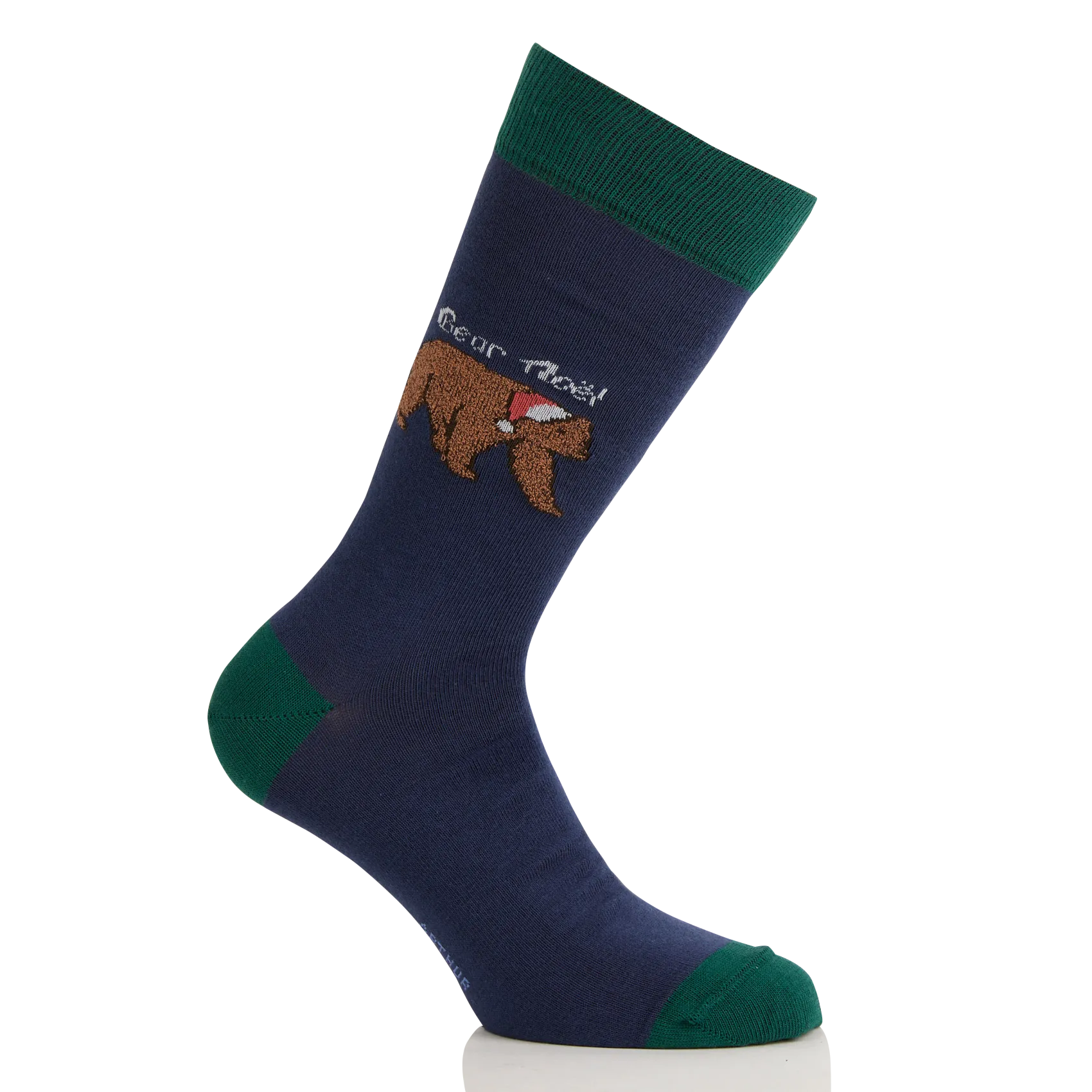 Baumwollsocken mit Logo Blau