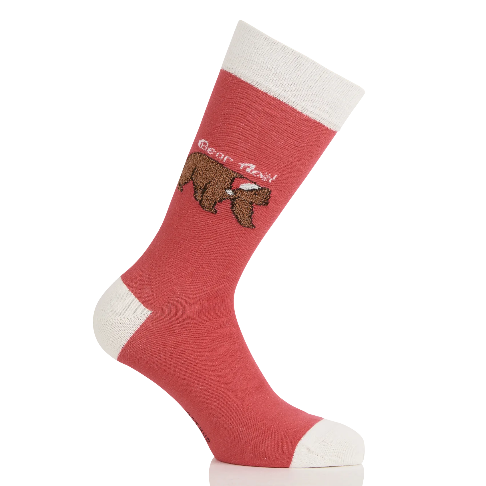 Baumwollsocken mit Logo Rot