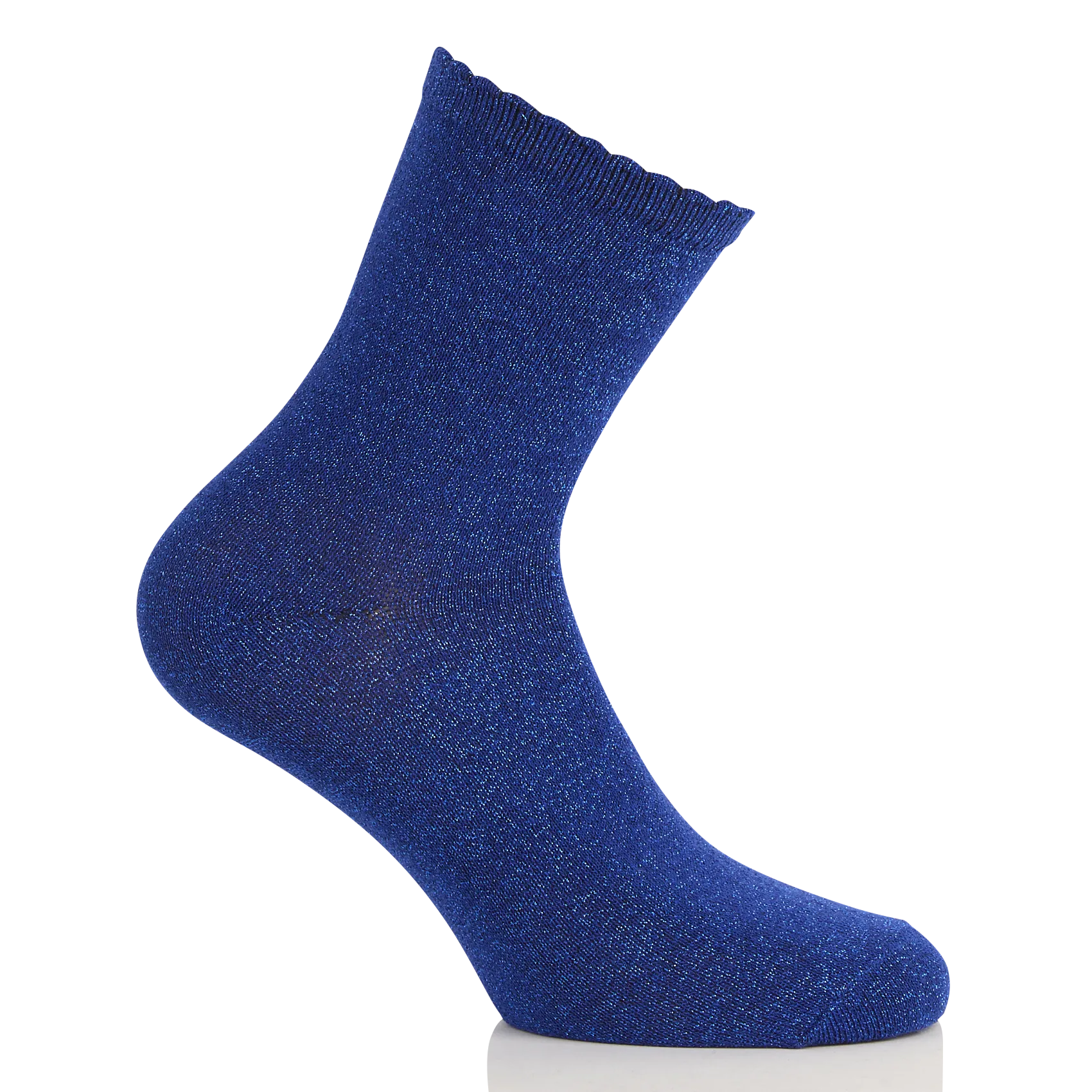 Glitzernde Socken aus Bio-Baumwollmischung Blau SEBBY
