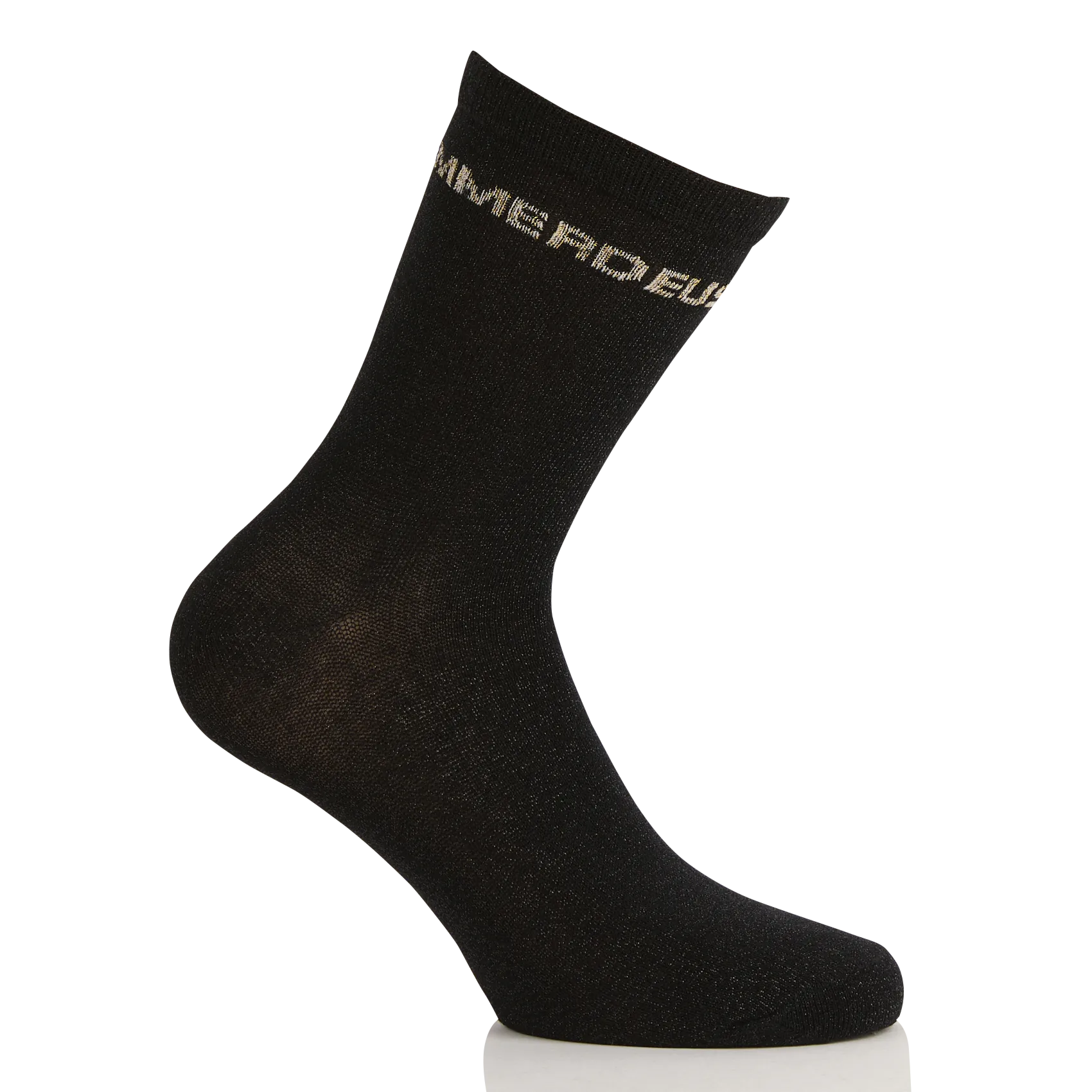 Baumwollsocken mit Logo Schwarz SEBBY