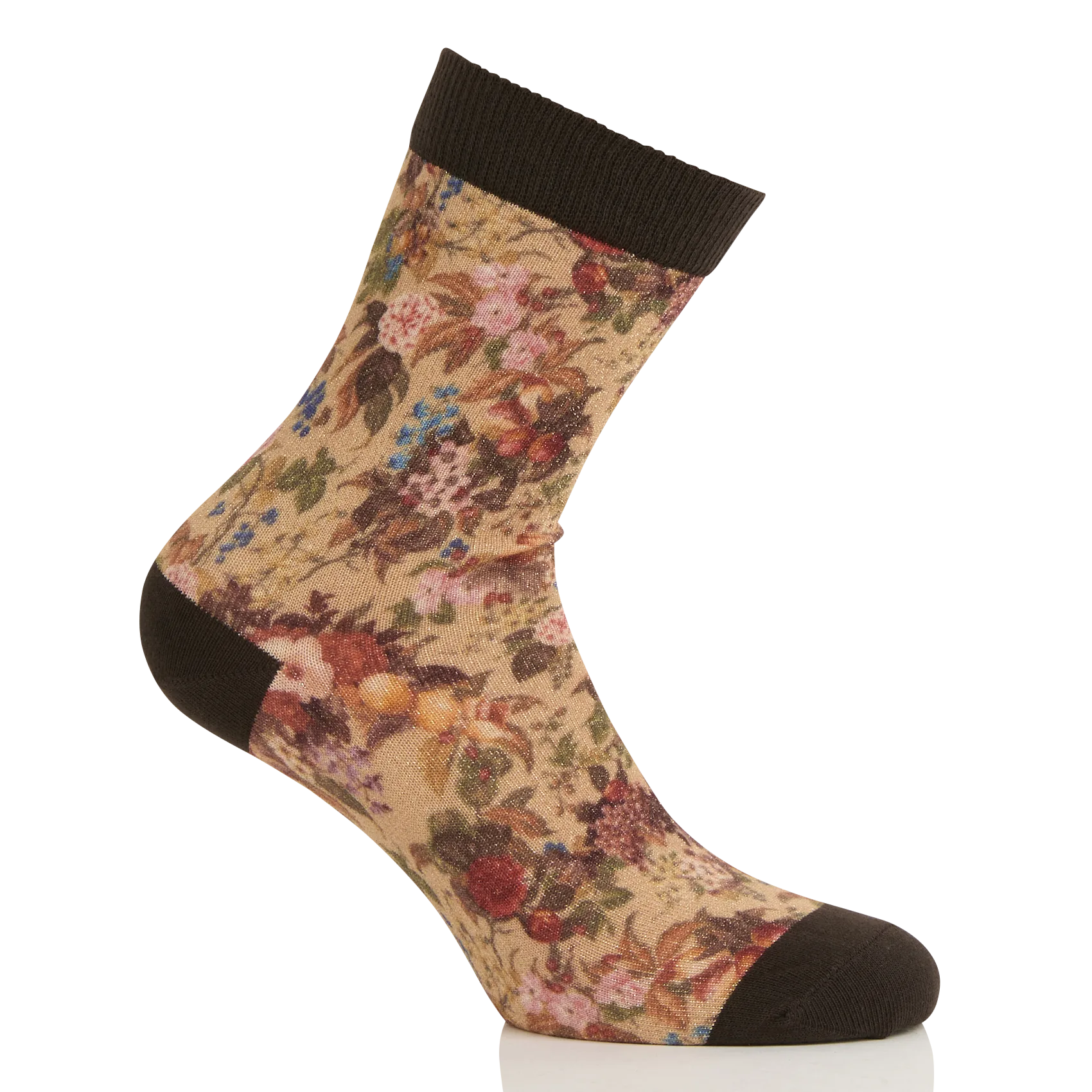 Bedruckte Socken Beige NANAMI