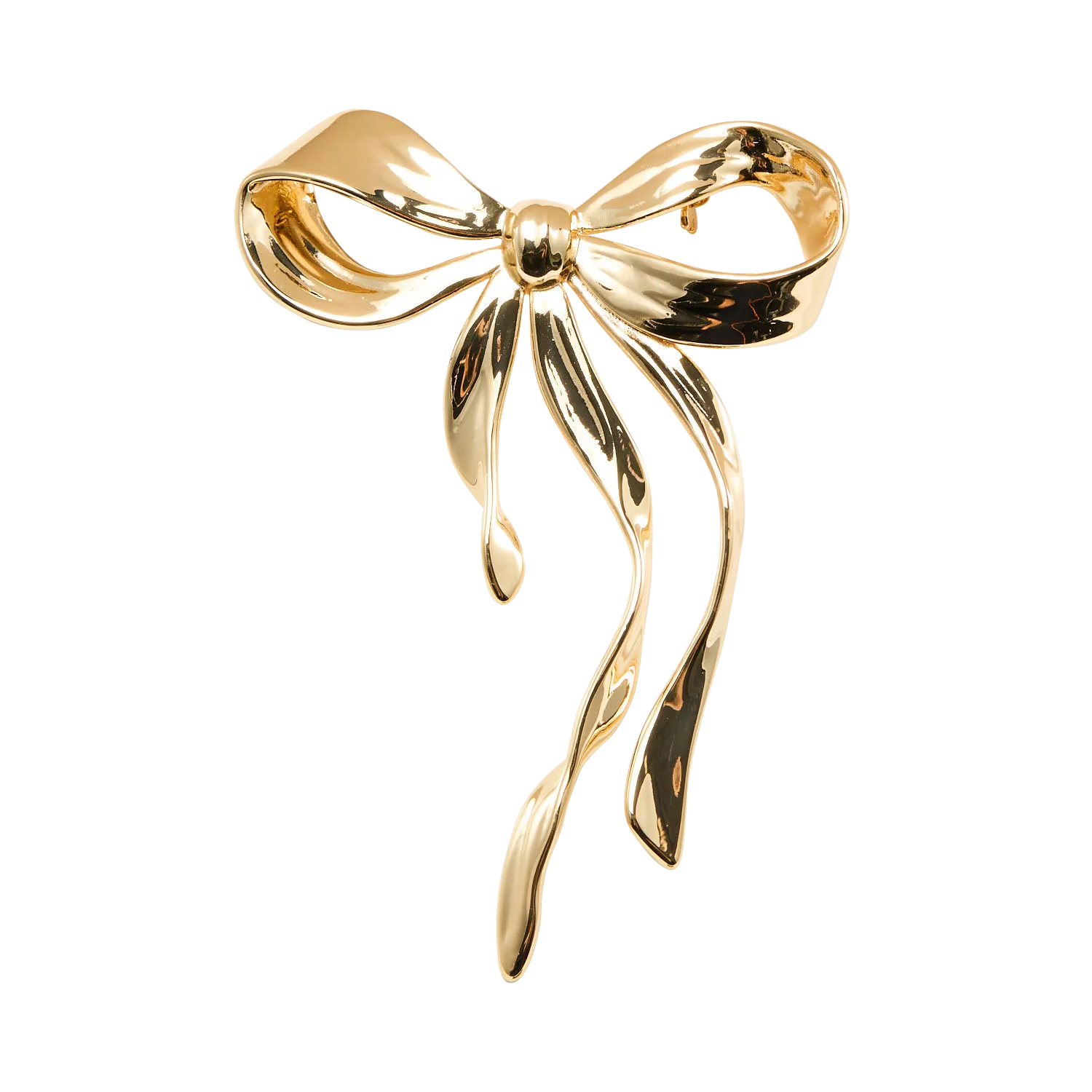 Fantasie-Schleifenbrosche Golden NOOP