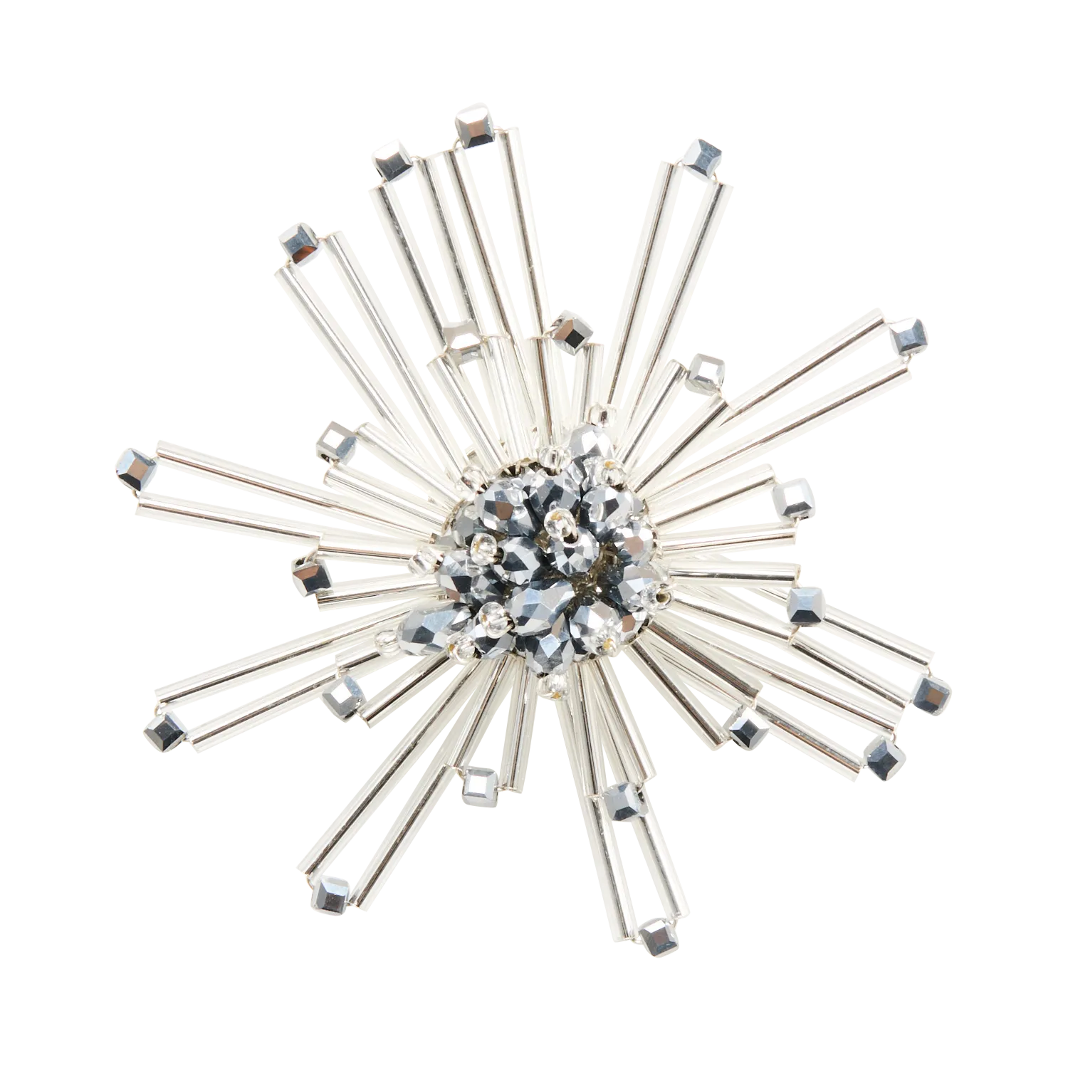 Perlenbrosche Golden NANNY