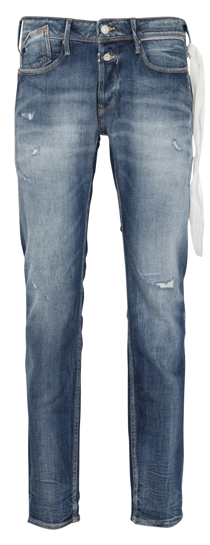 Gerade geschnittene Jeans - verwaschen Blau