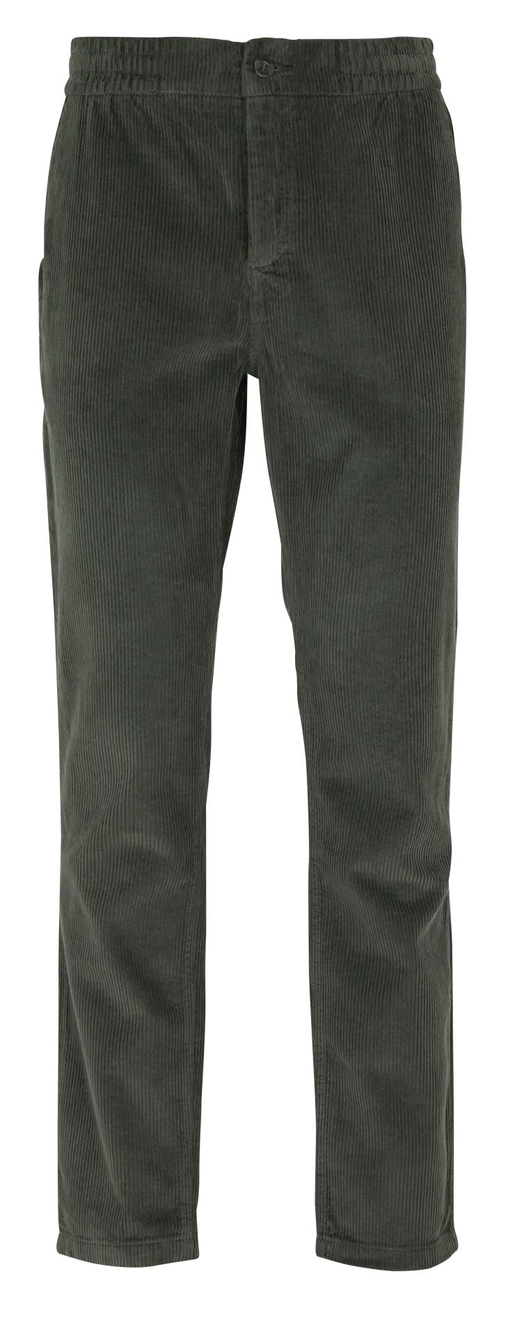 Gerade Cordhose Grun DREUILLE