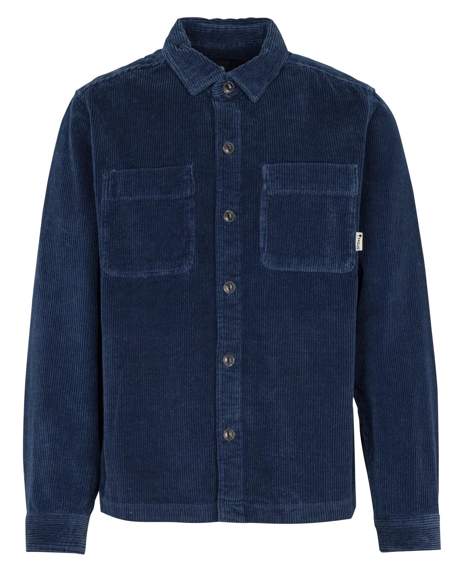 Gerade geschnittenes Hemd mit klassischem Kragen aus recycelter Baumwolle Stone-bleached Jeans CLEMONT