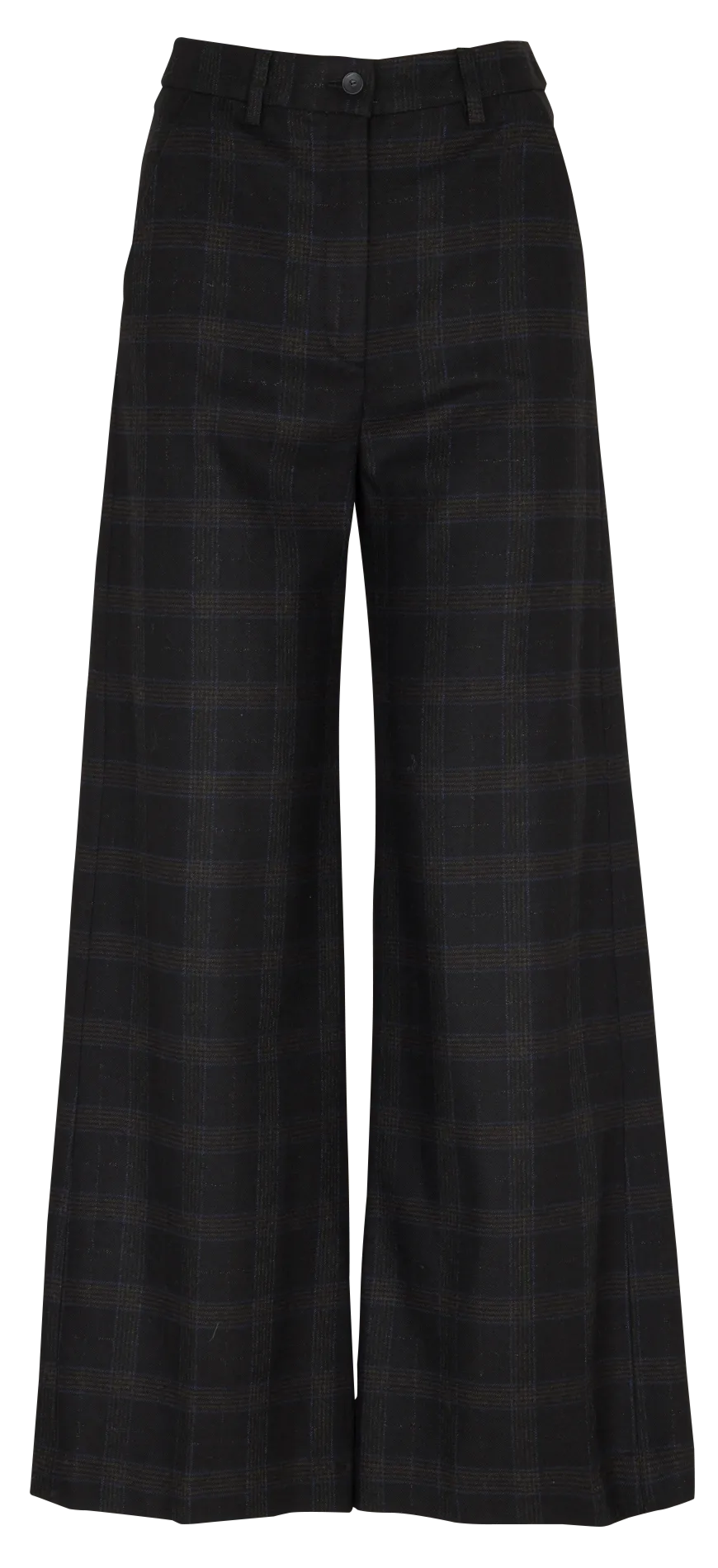 Weit geschnittene Hose Braun POMITO