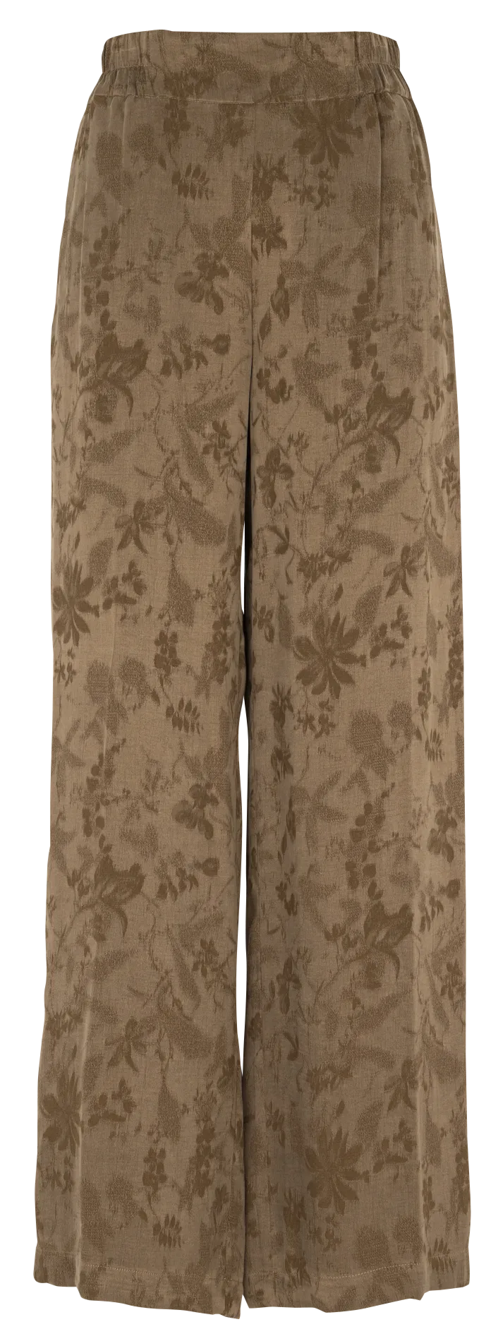 Weit geschnittene Jacquard-Hose Grun BACCARAT