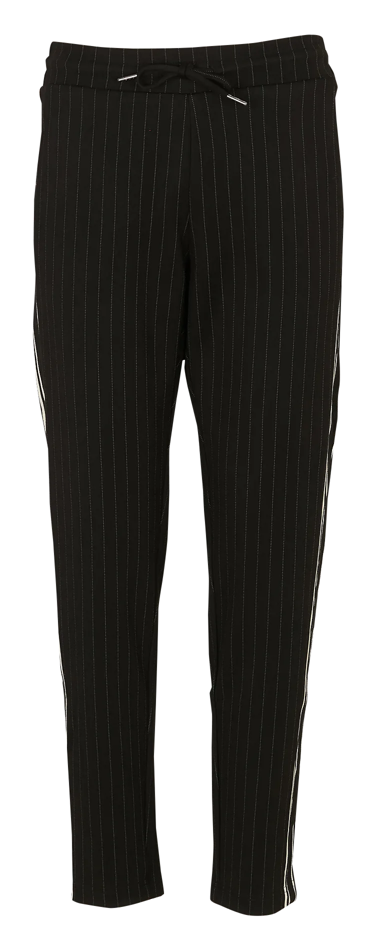 Gestreifte Karottenhose Schwarz ROSA