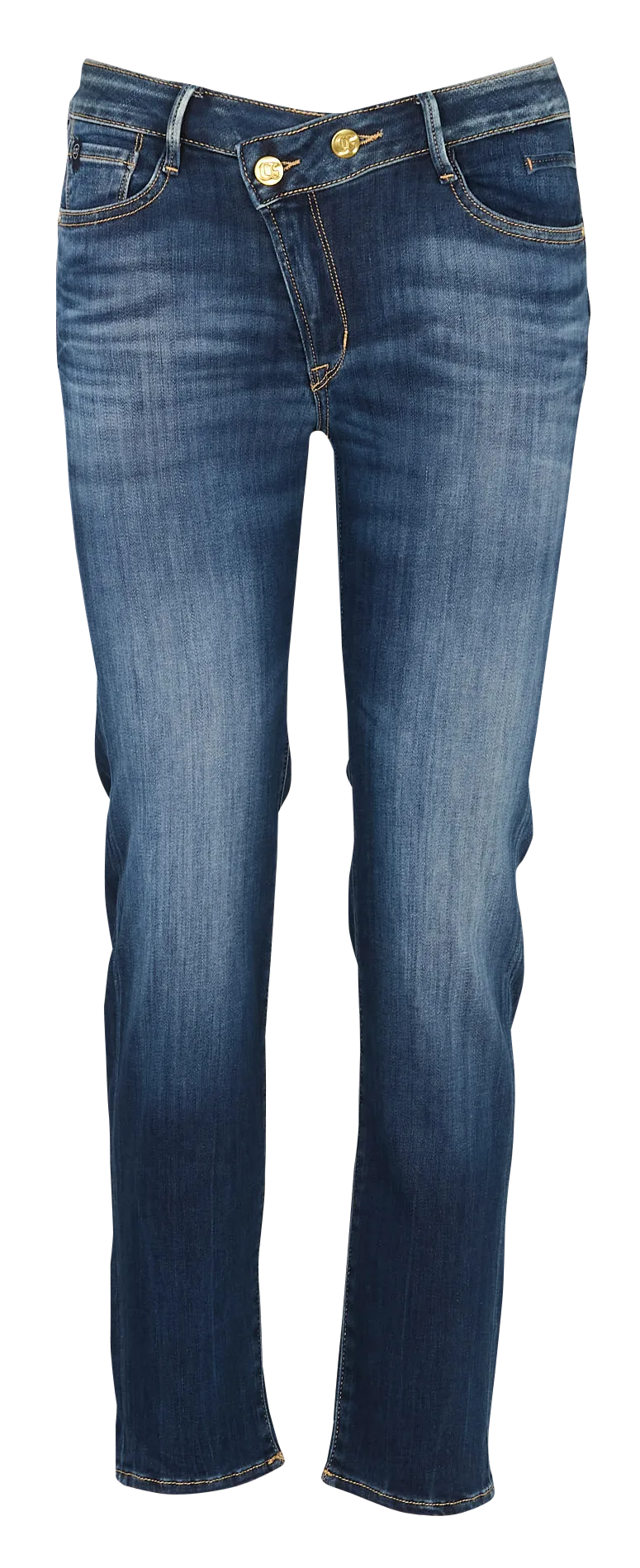 High Waist Slim Fit Jeans Blau PULPHC16