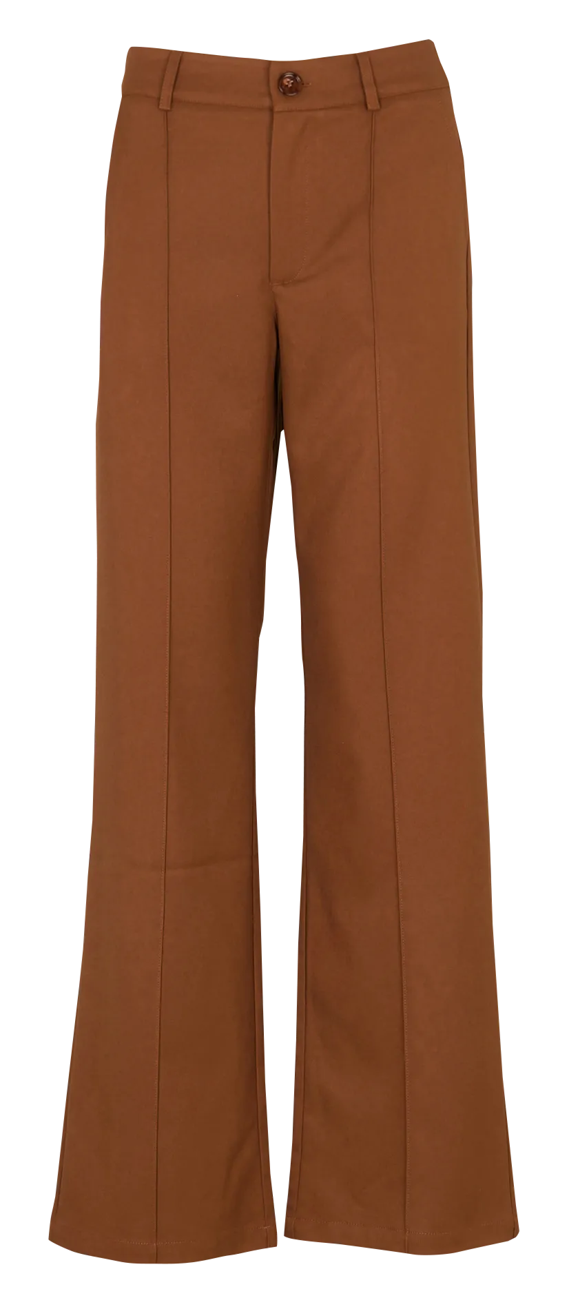 Gerade geschnittene Stretch-Hose Braun PARIS