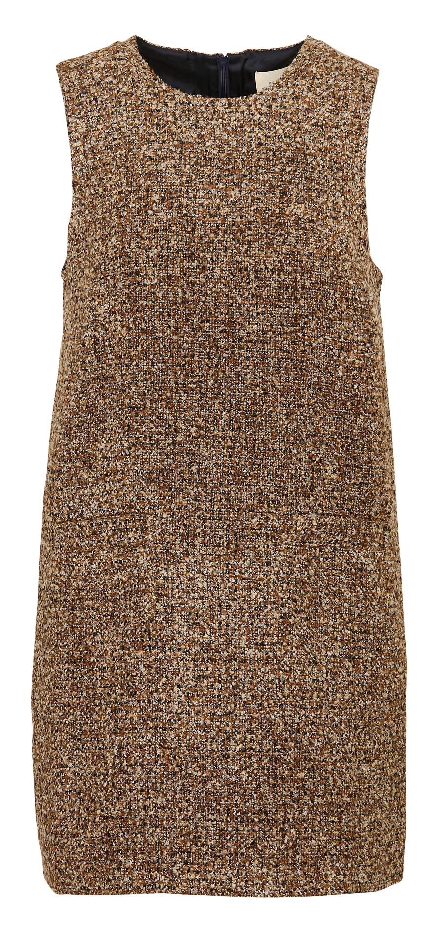 Gerade kurzes Tweedkleid Mehrfarbig ROBIN