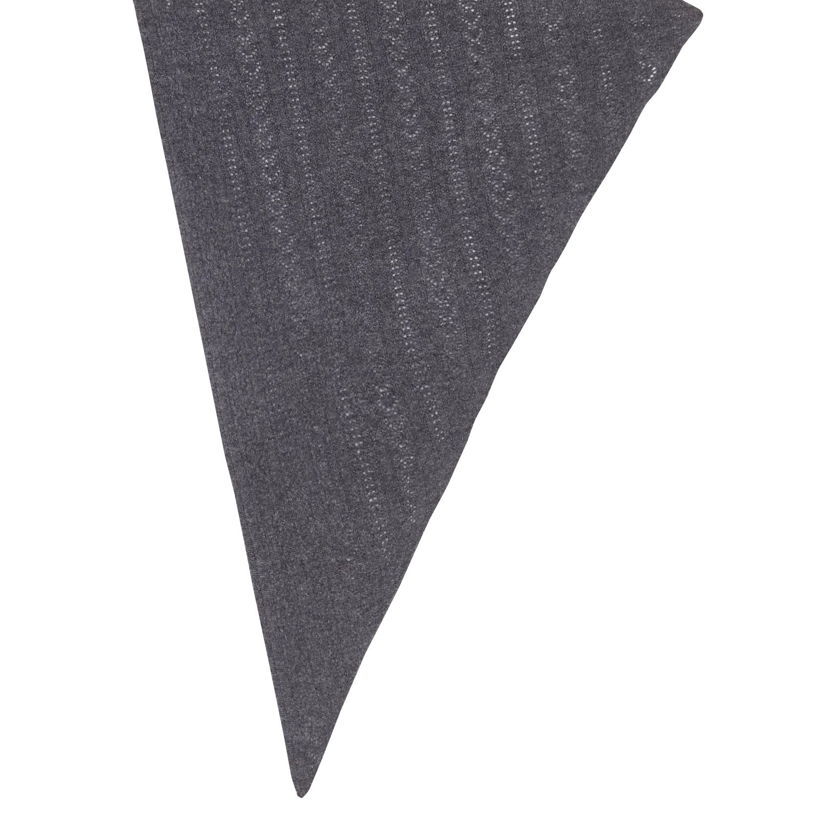 Alaska - Einfarbiger Schal aus Wolle Grau ALMA