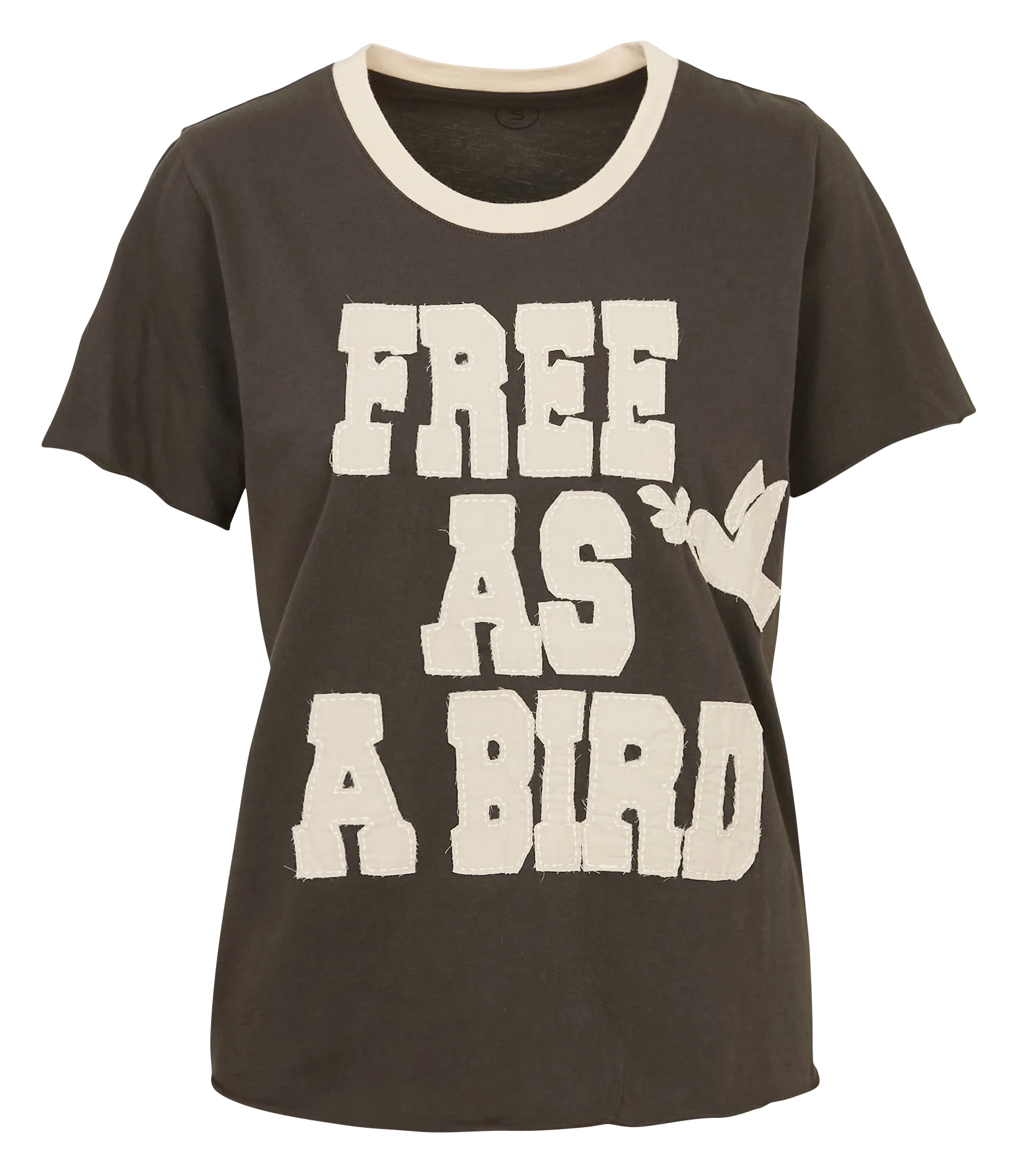 Rundhals-T-Shirt aus Bio-Baumwolle Grau TORO