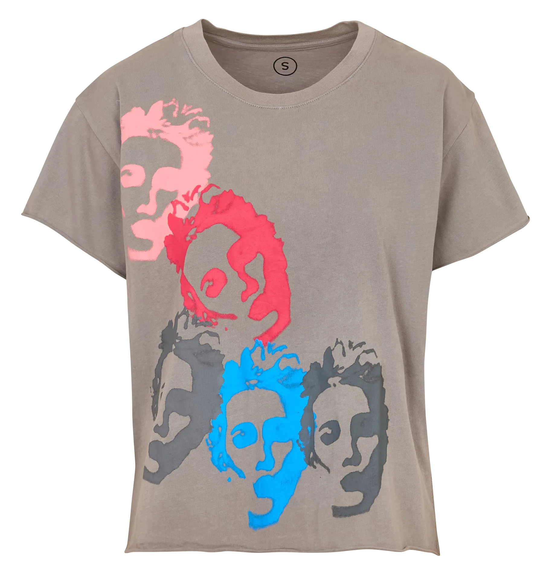 Rundhals-T-Shirt aus Bio-Baumwolle Rosa TULUM