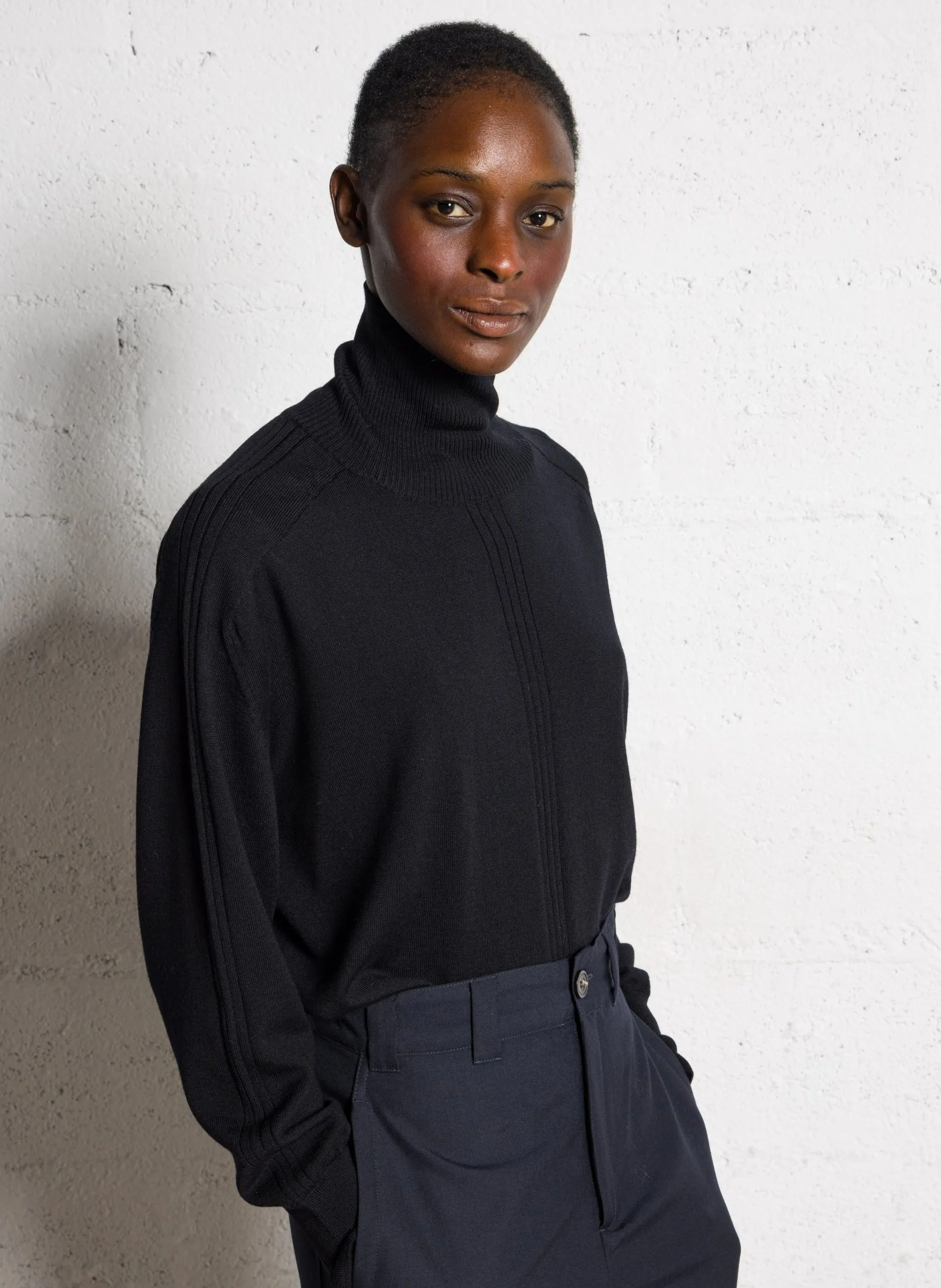 Matignon - Rollkragenpullover aus Wolle Schwarz NORD