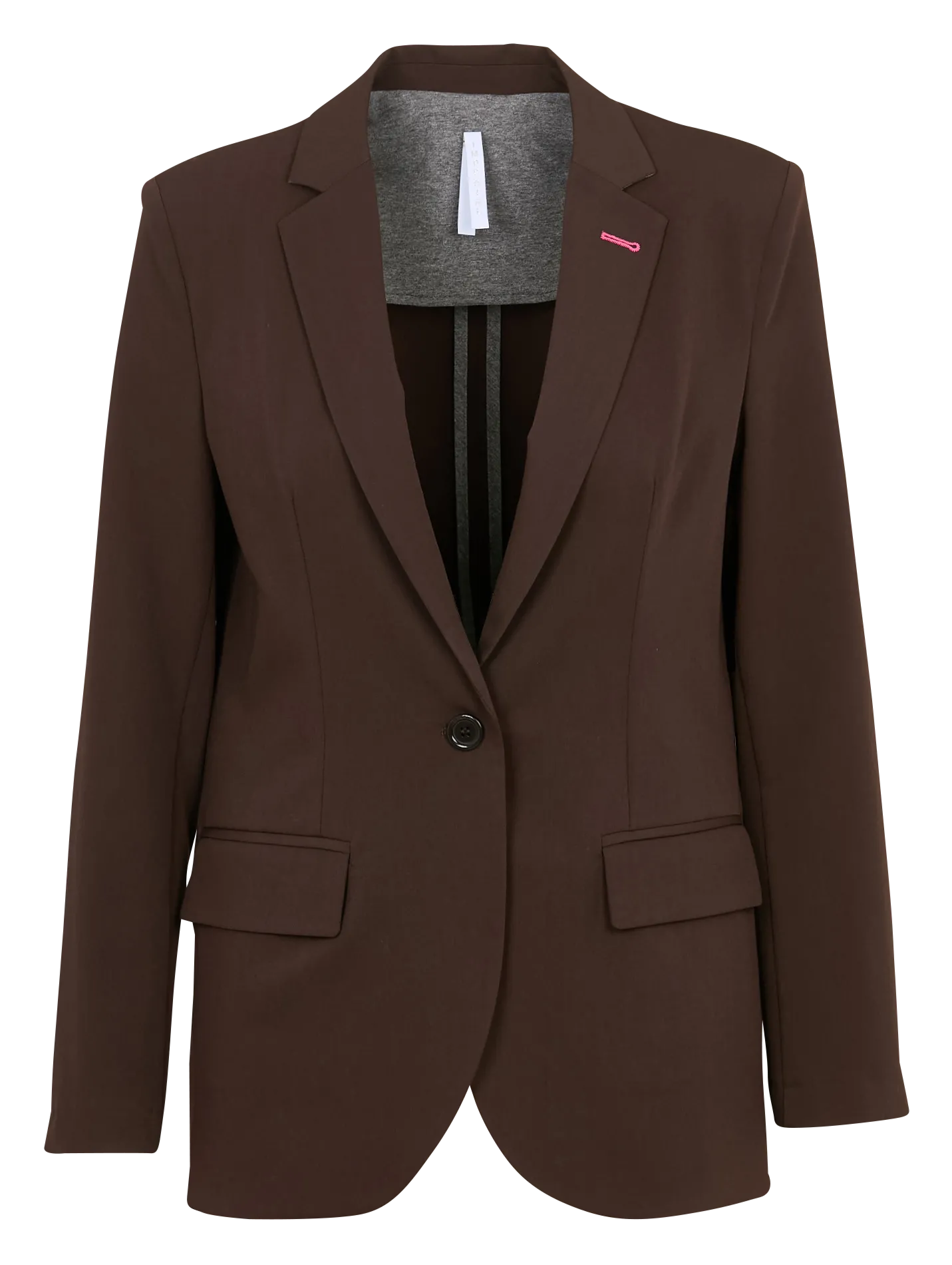 Gerade geschnittener Blazer Braun