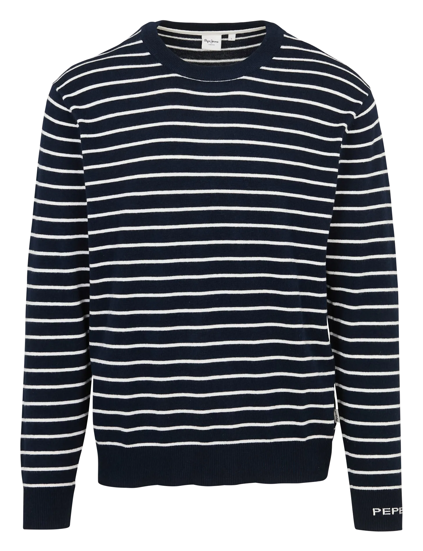 Ärmelloser Pullover mit Schnürung aus Baumwolle und Wolle Blau