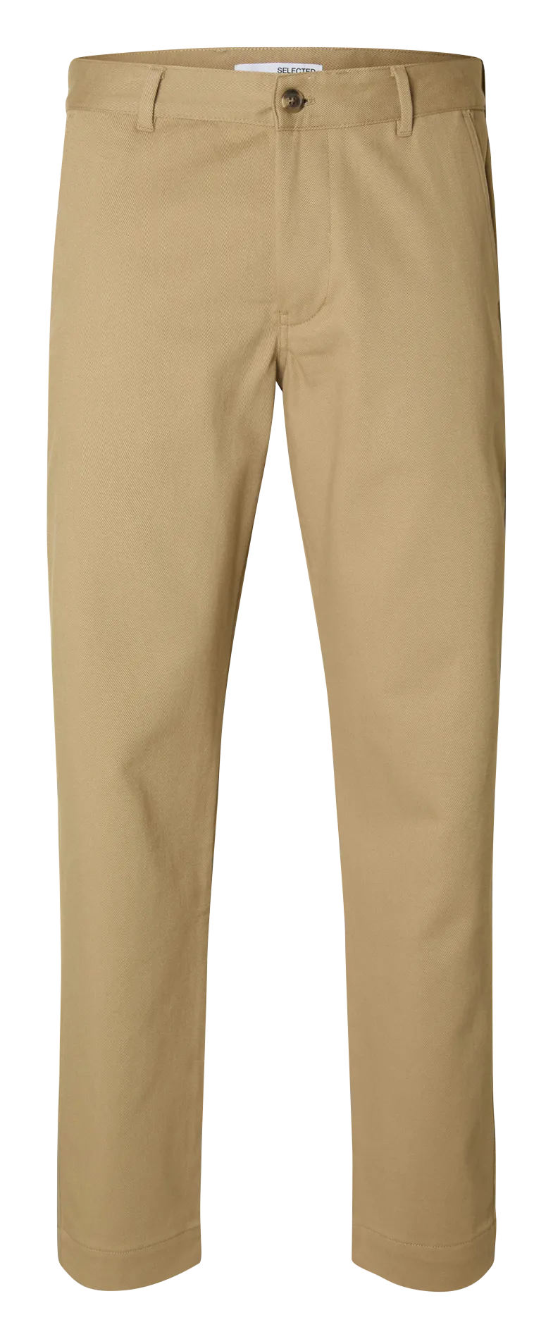 Gerade geschnittene Hose aus Bio-Baumwoll-Mix Beige HARRY