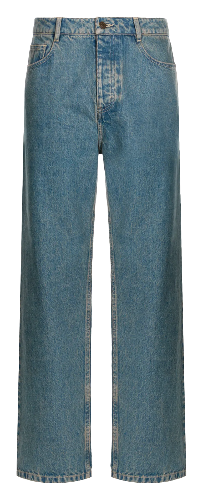 Gerade geschnittene Jeans - Baumwollstretch Blau CALPH
