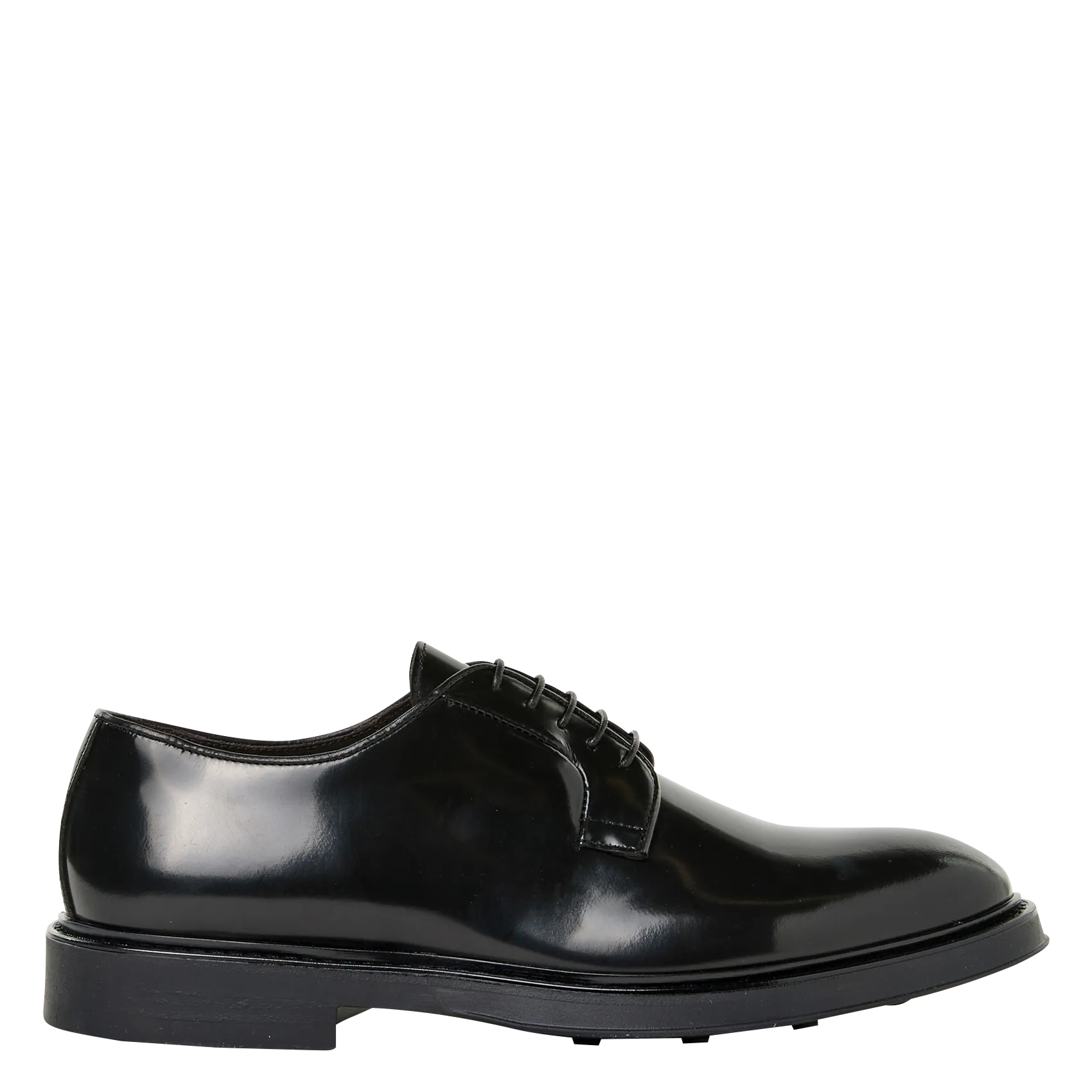 Derbys aus Glattleder Schwarz DERBYG ABRASIVATO