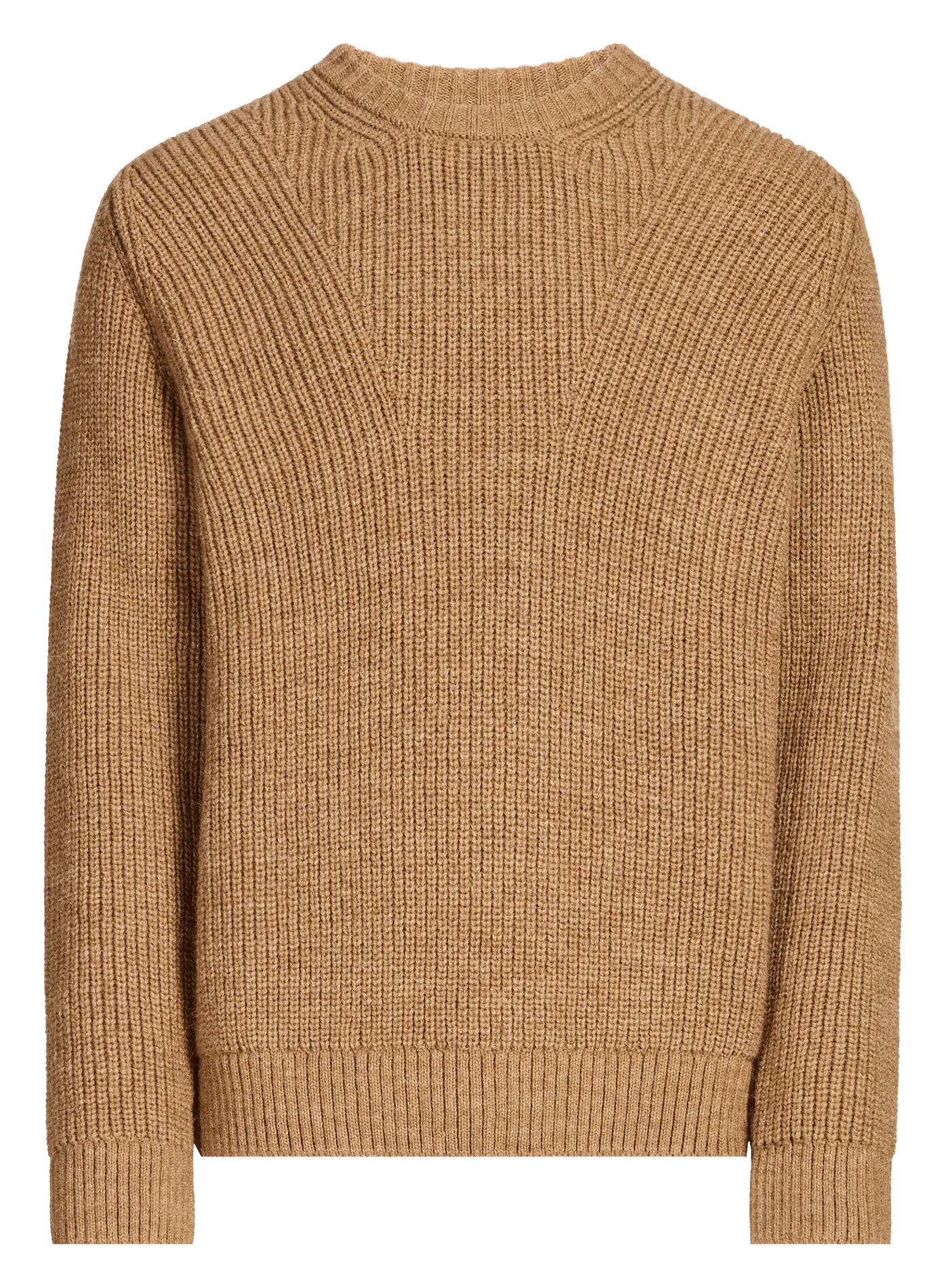 Rundhalspullover aus Alpaka-Mix Beige GAMMA