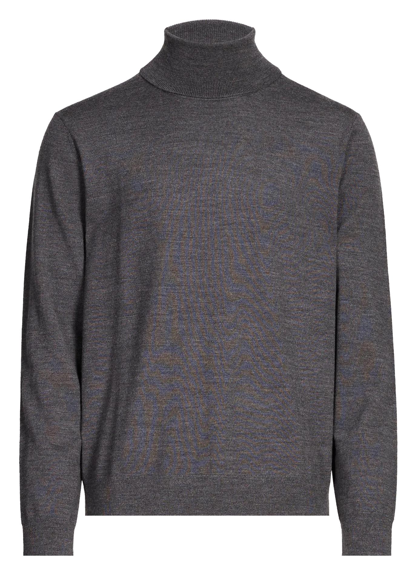 Rollkragenpullover aus Wolle Grau