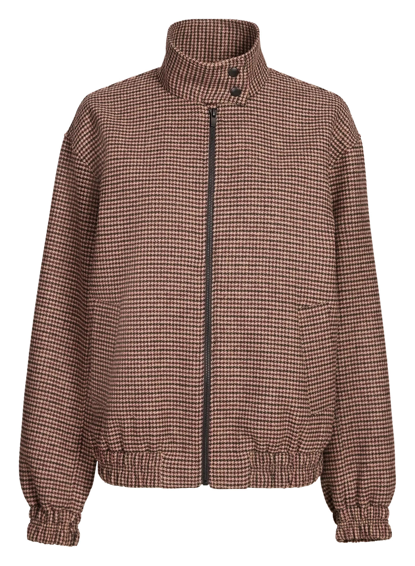 Weiter Zipper-Blouson mit Muster Mehrfarbig WAURA