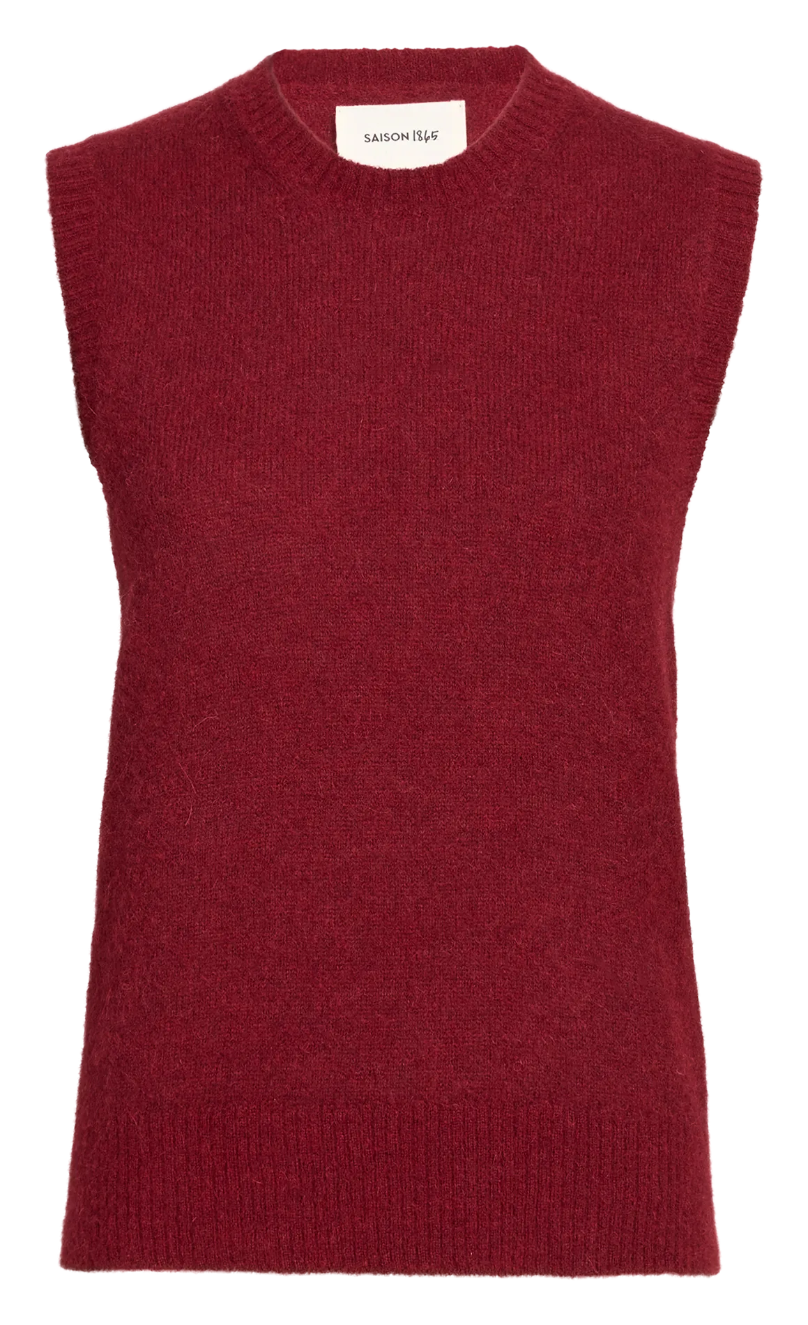 Ärmelloser Pullover aus Wollmix Violett VILET