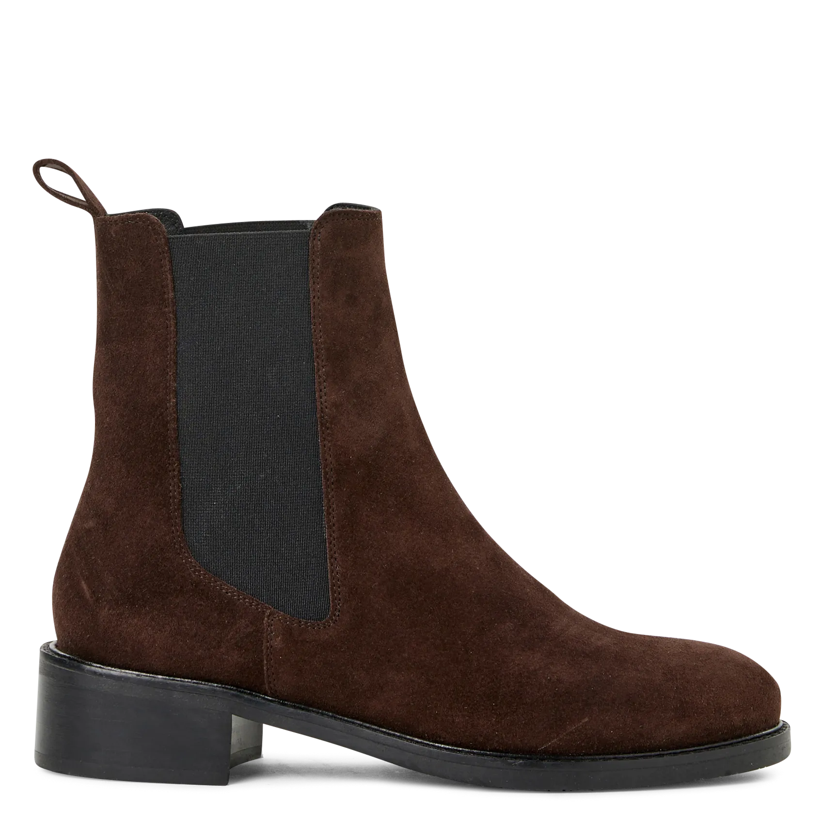 Stiefeletten aus Veloursleder Braun DARCY