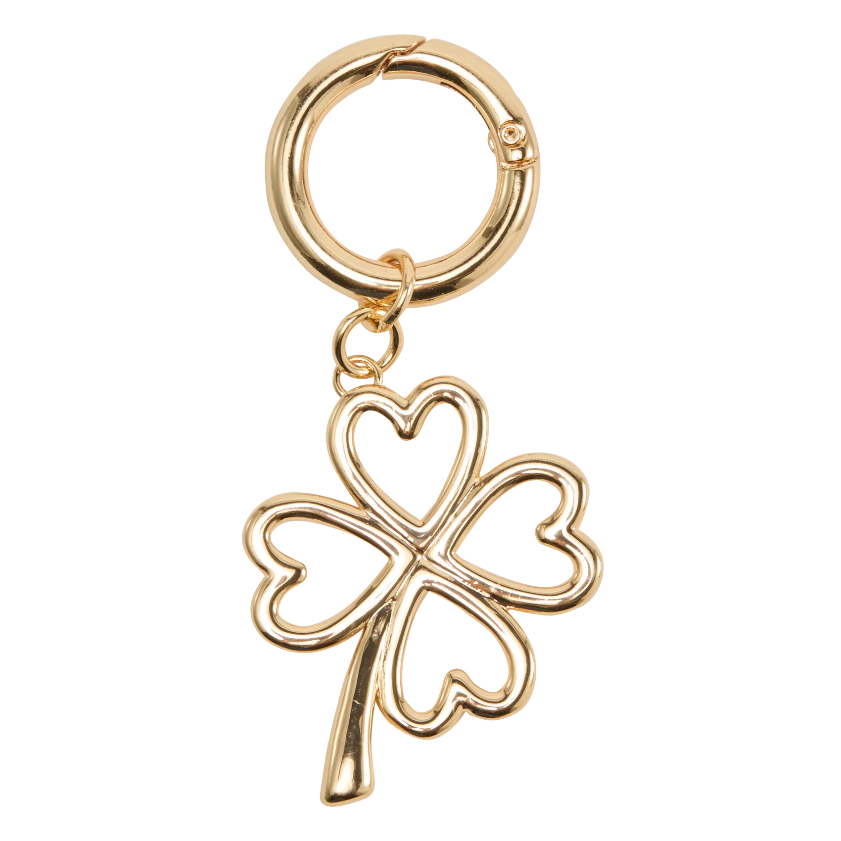 Glücksbringer Kleeblatt Golden NILLY