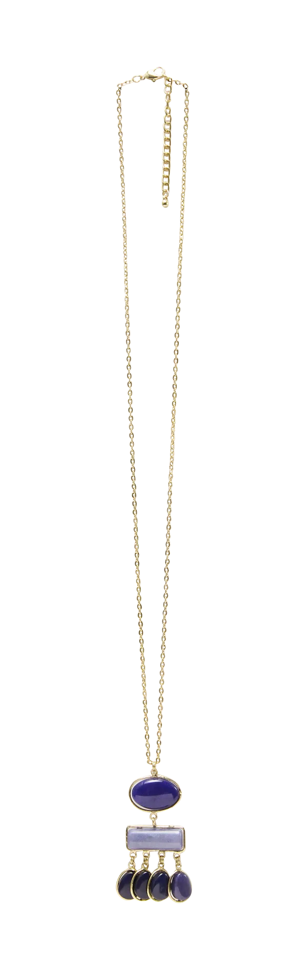 Lange Halskette Blau