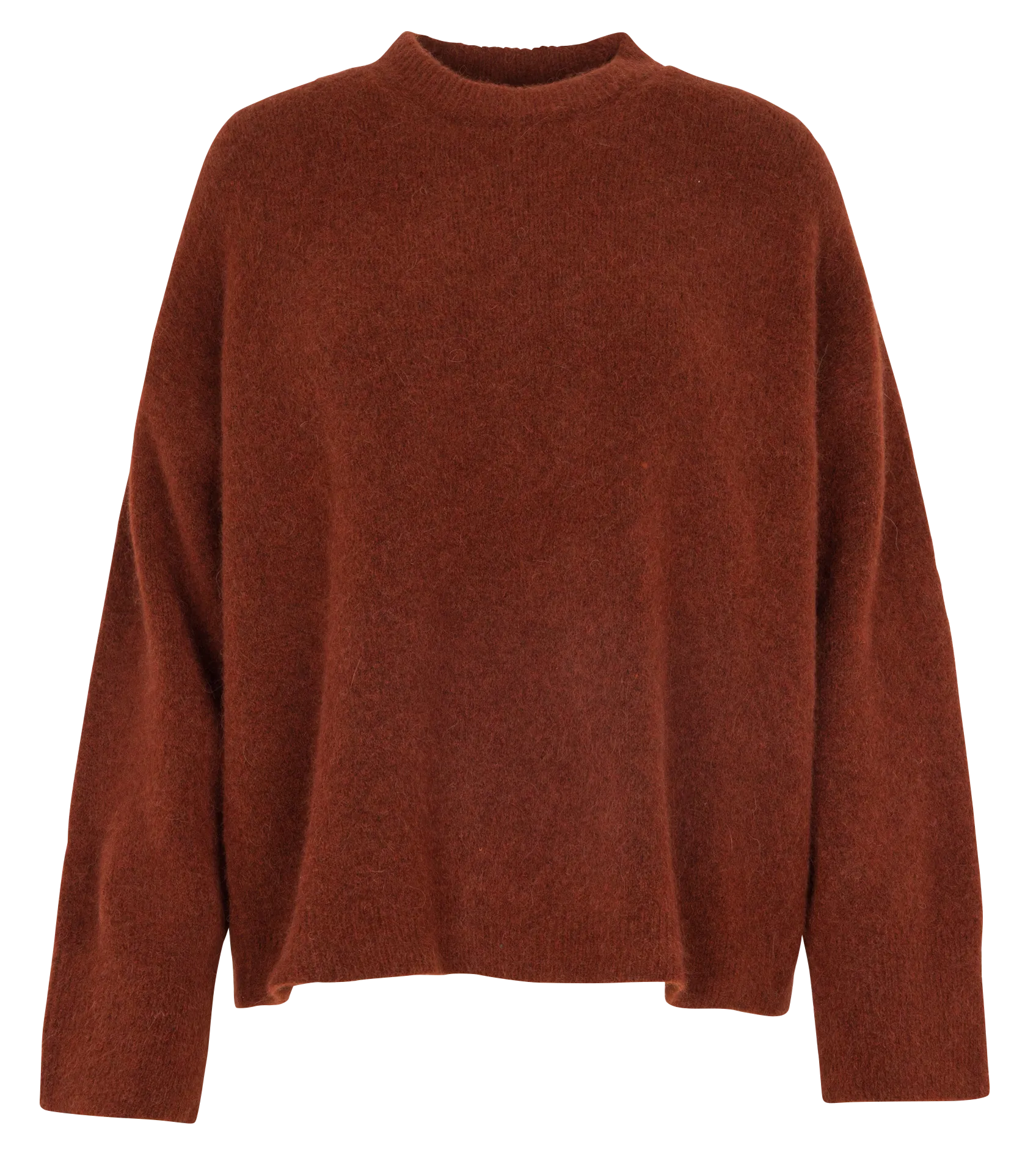 Rundhalsausschnitt-Pullover aus Baby-Alpaka-Mischung Gelb KIPLING