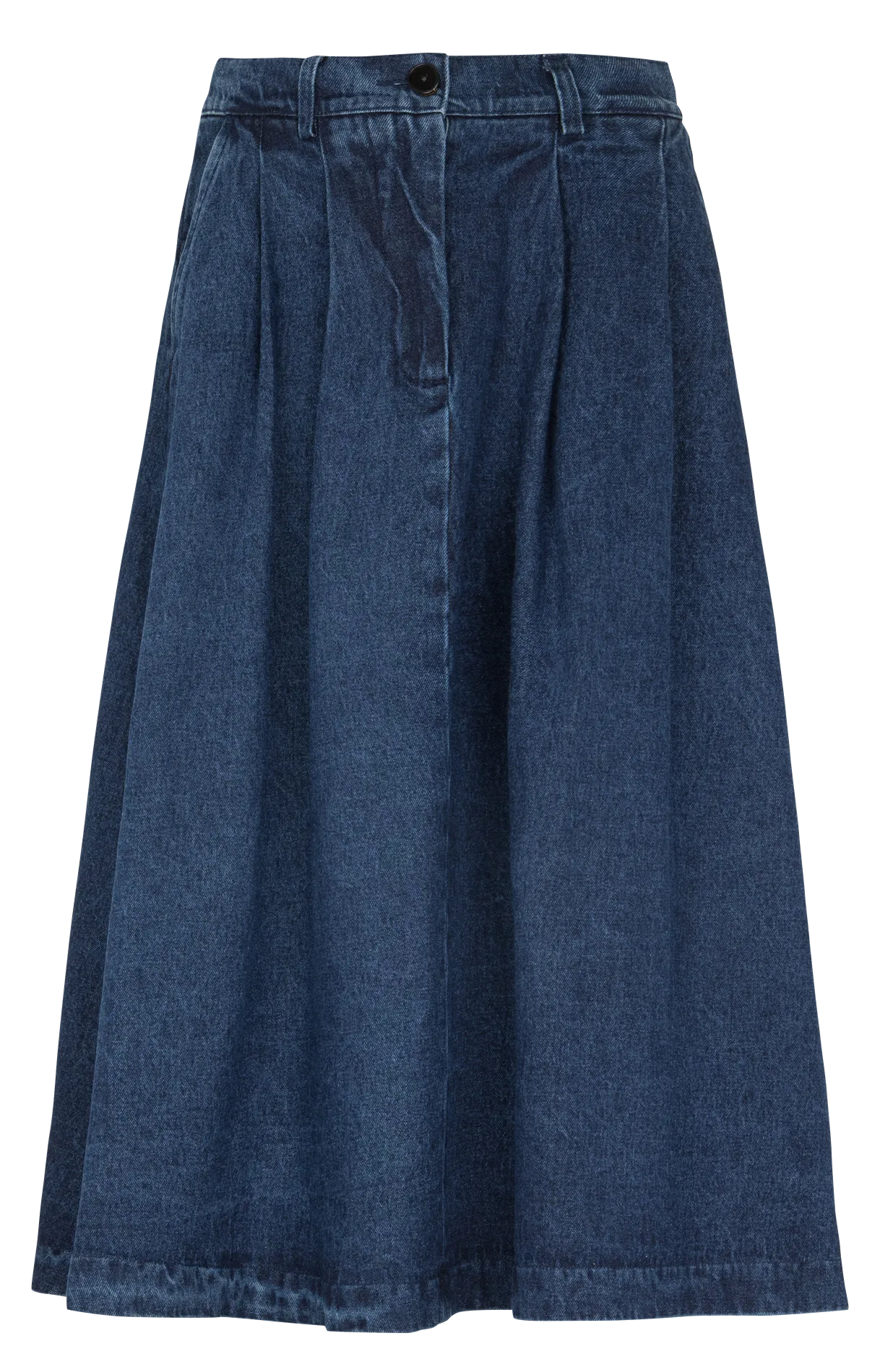 Ausgestellter Jeansrock Blau