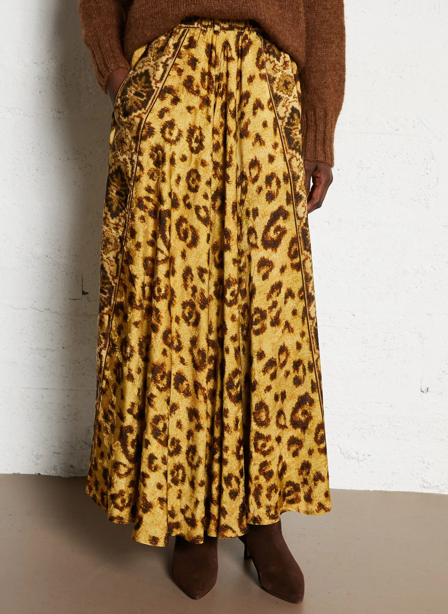 Ausgestellter Maxirock Mehrfarbig LINO