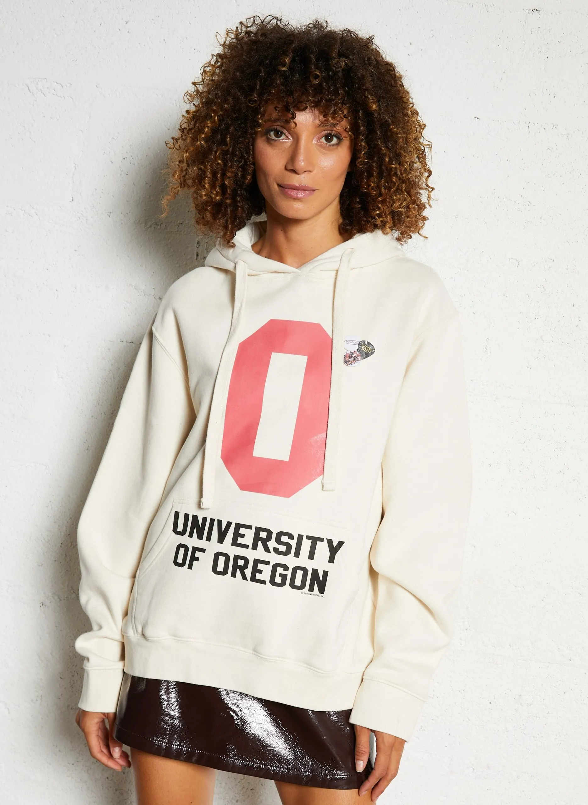 Oversize-Kapuzensweatshirt Beige HOJLETT