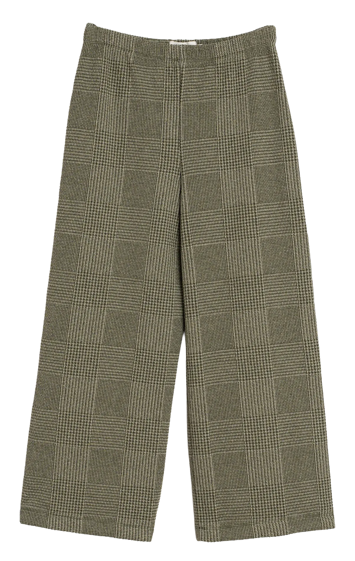 Weit geschnittene Jacquard-Hose Khaki JAMES