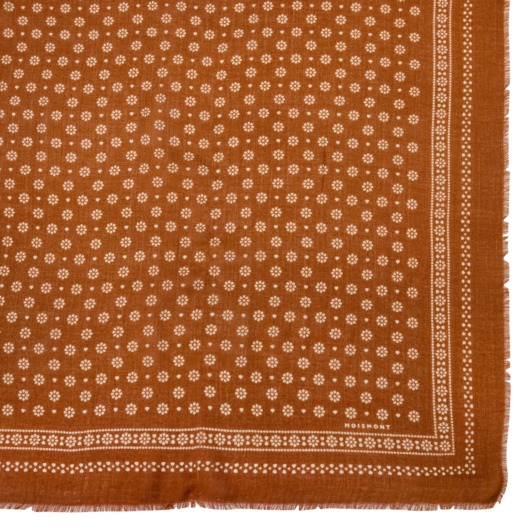 Tuch aus Wolle Braun N°676