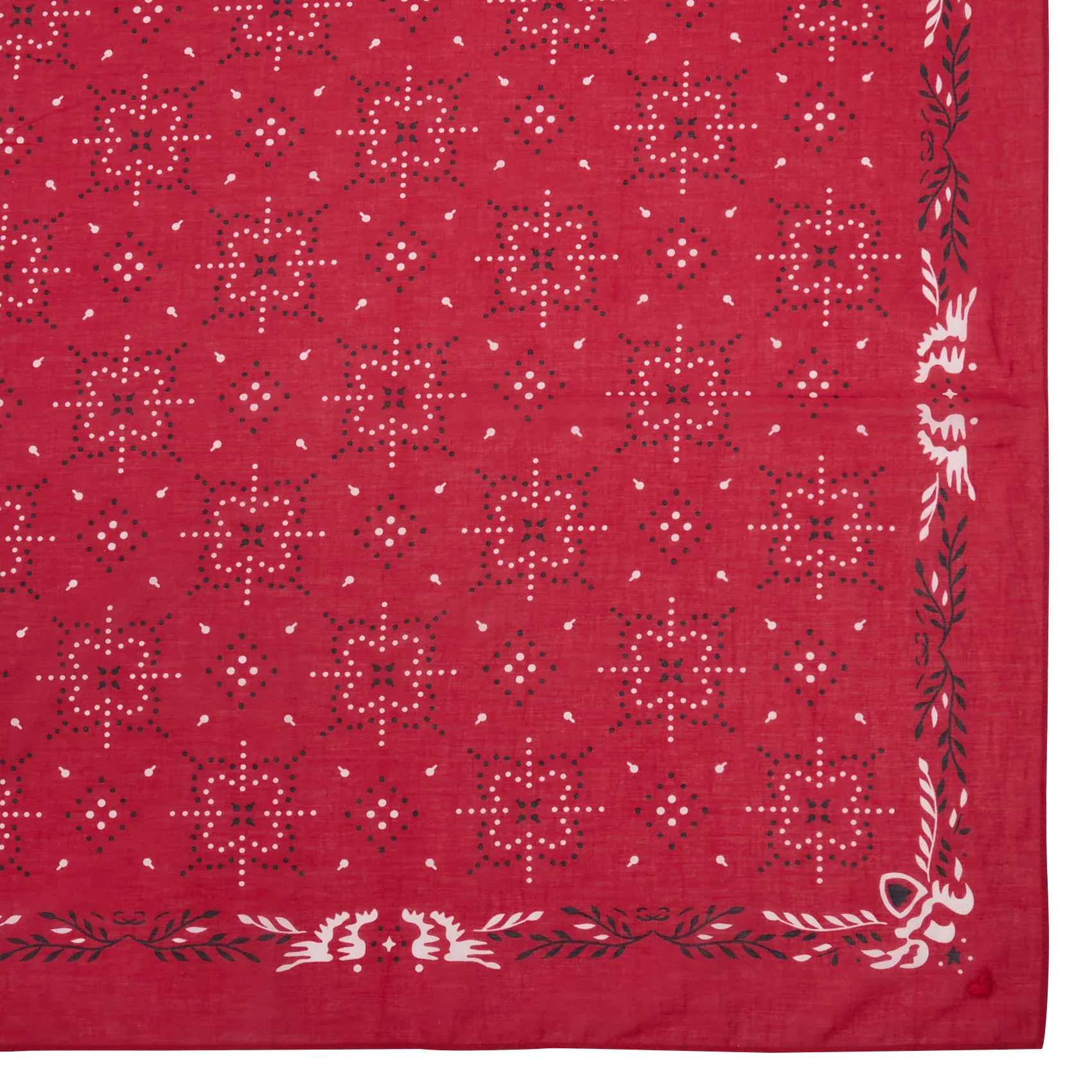 Bandana-Muster Baumwolltuch Rot RICHIE