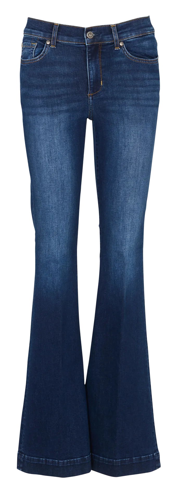 Charlotte - Flared Jeans aus Baumwolle Jeans ohne Waschung