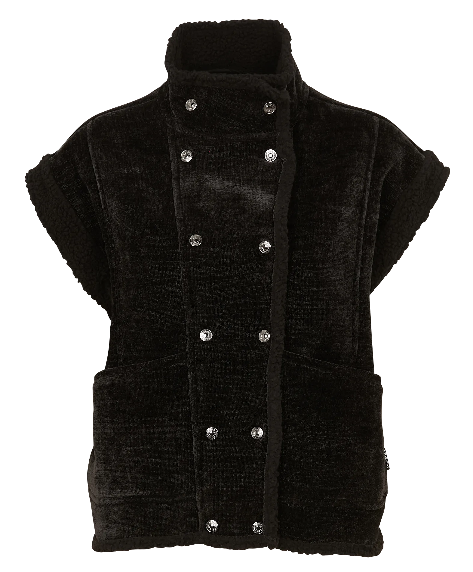 Weste in Schaffell-Optik Schwarz FUJI