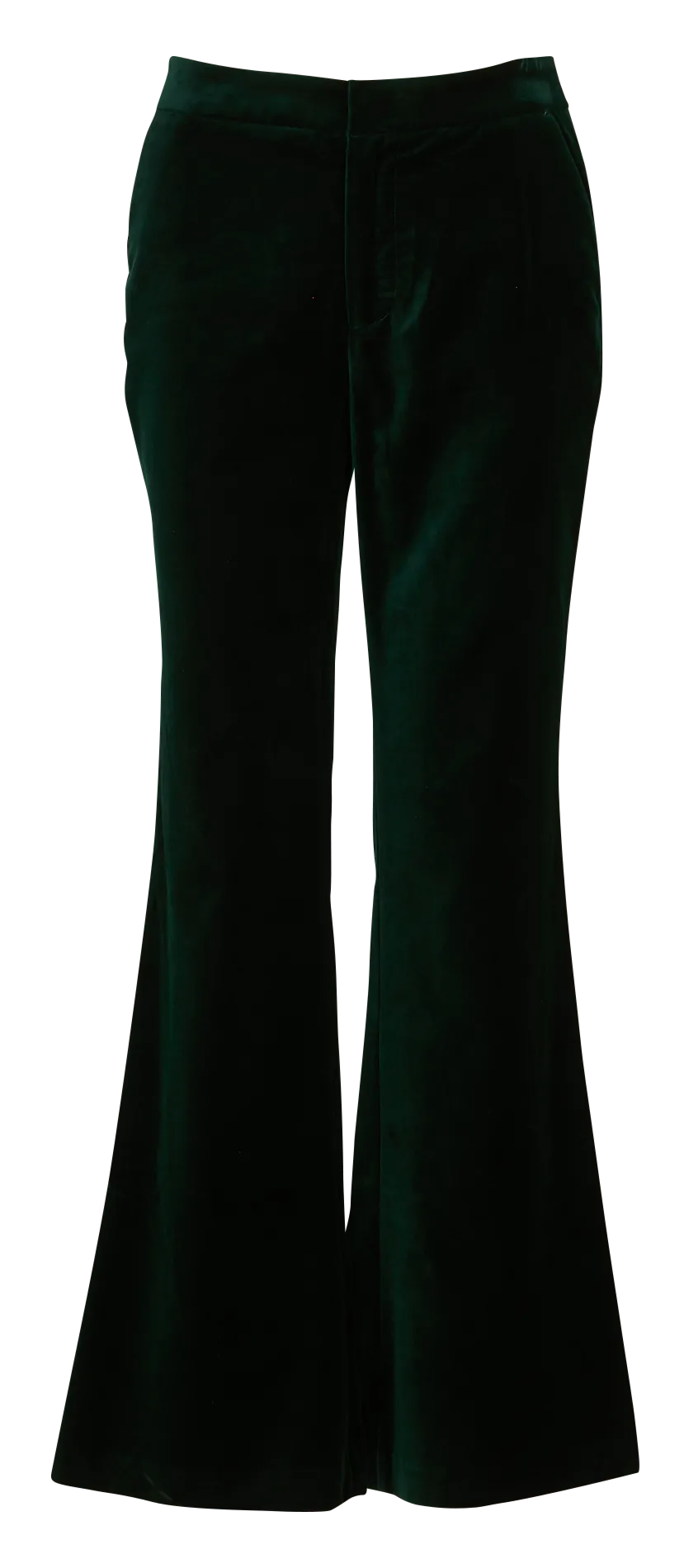 Ausgestellte Hose aus Baumwolle Grun PERRY