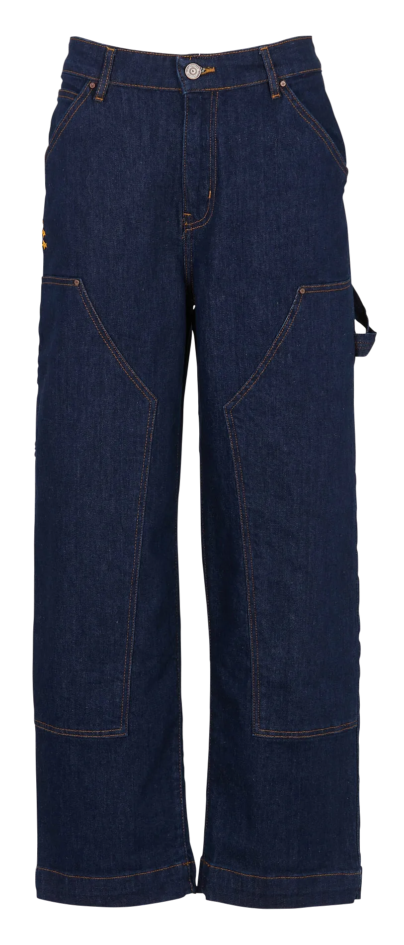 Baggy-Jeans aus Baumwoll-Mix Blau BEA
