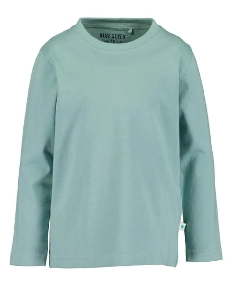 Basic-Shirt, Baumwolle, gletscher