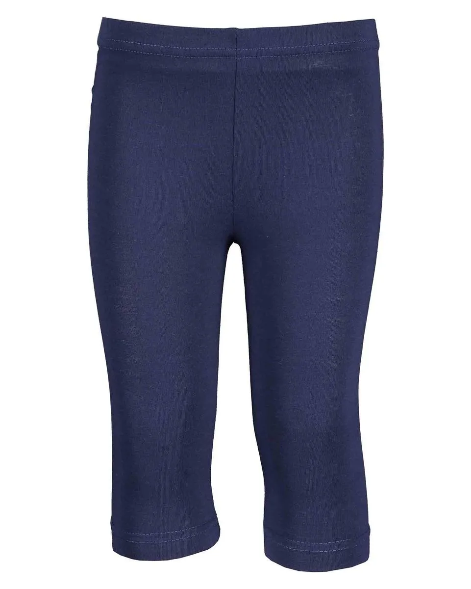 Capri-Leggings, Biobaumwolle, nachtblau